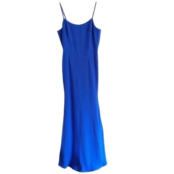 Dress The Population Gown Jodi Electric Blue Size XXL - Picture 4 of 13